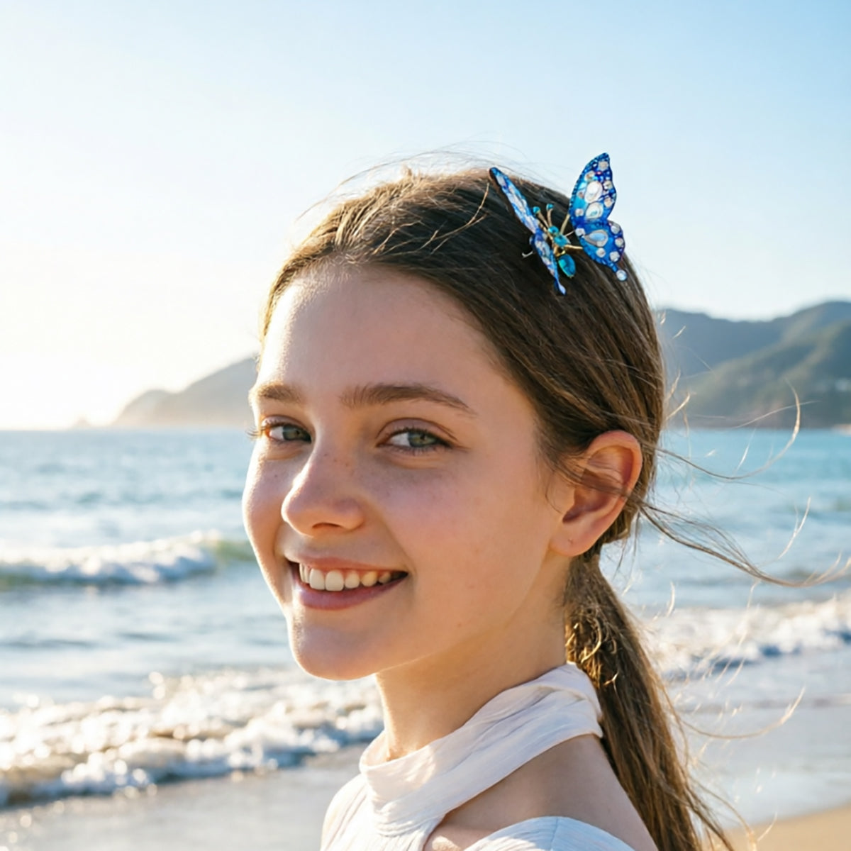 🦋 Sparkling Butterfly Charm – A Touch of Magic in Every Move