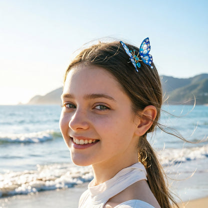 🦋 Sparkling Butterfly Charm – A Touch of Magic in Every Move