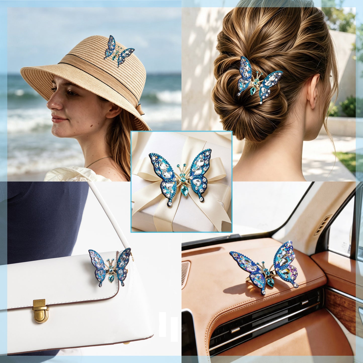 🦋 Sparkling Butterfly Charm – A Touch of Magic in Every Move