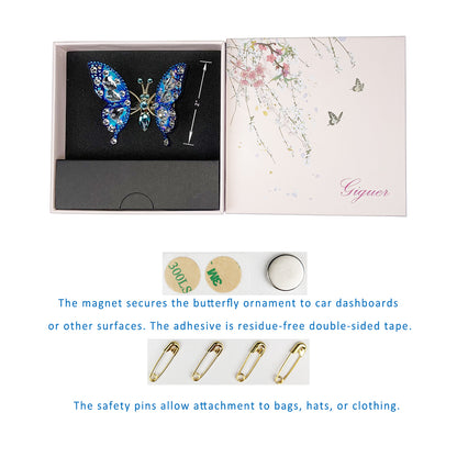🦋 Sparkling Butterfly Charm – A Touch of Magic in Every Move