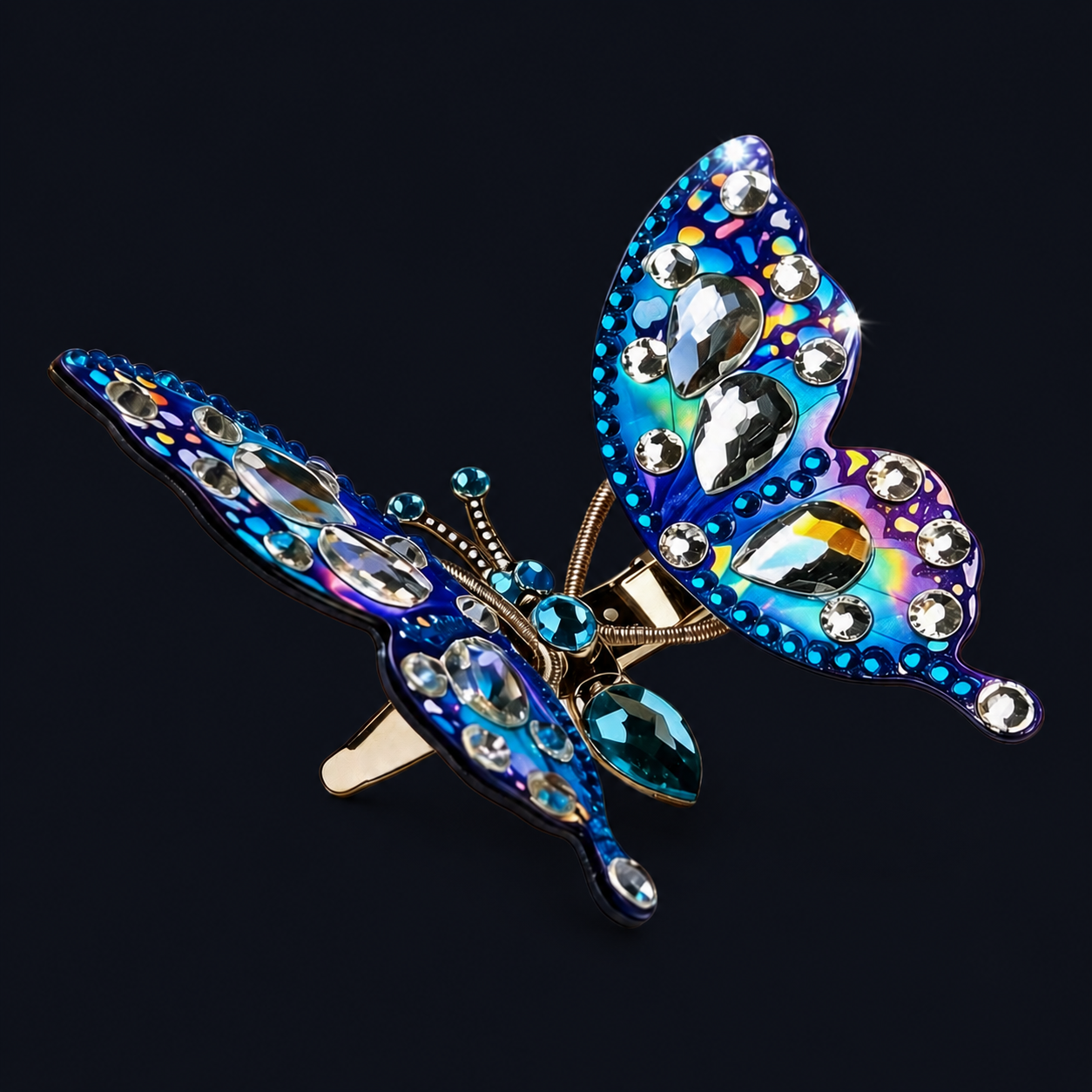 🦋 Sparkling Butterfly Charm – A Touch of Magic in Every Move